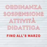 Ordinanza sospensione attività didattica